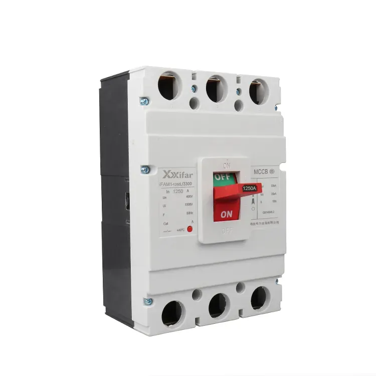 1250 Amp 3 पोल 600v Mccb सर्किट ब्रेकर
