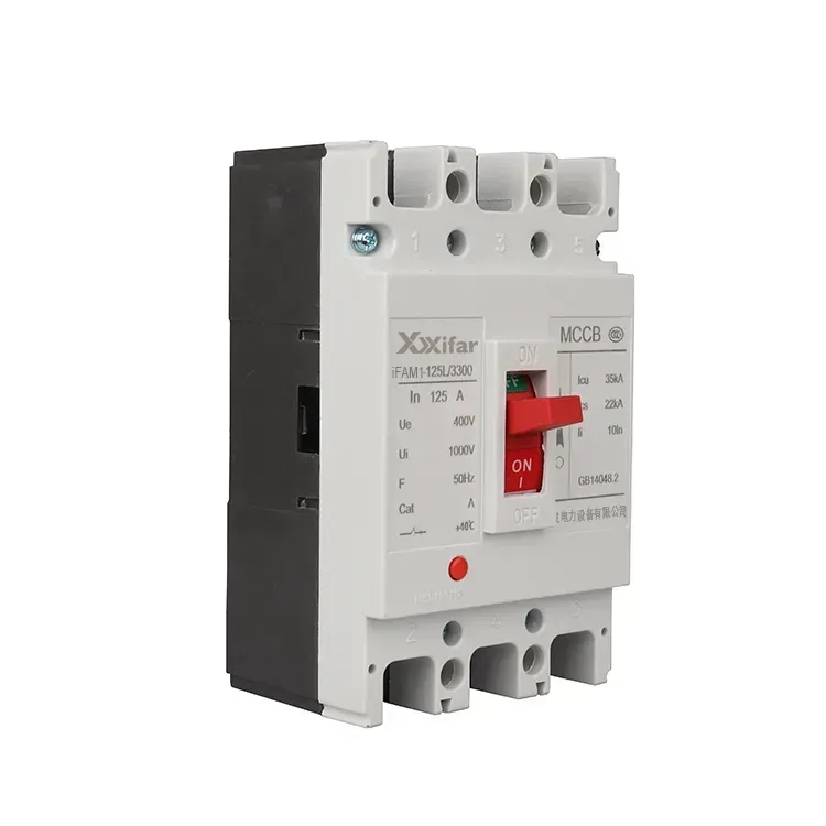 3p 100a Mccb मोल्डेड केस सर्किट ब्रेकर 400v