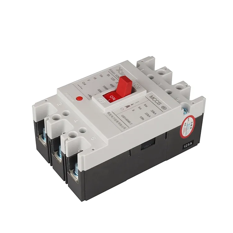 3p 100a Mccb मोल्डेड केस सर्किट ब्रेकर 400v