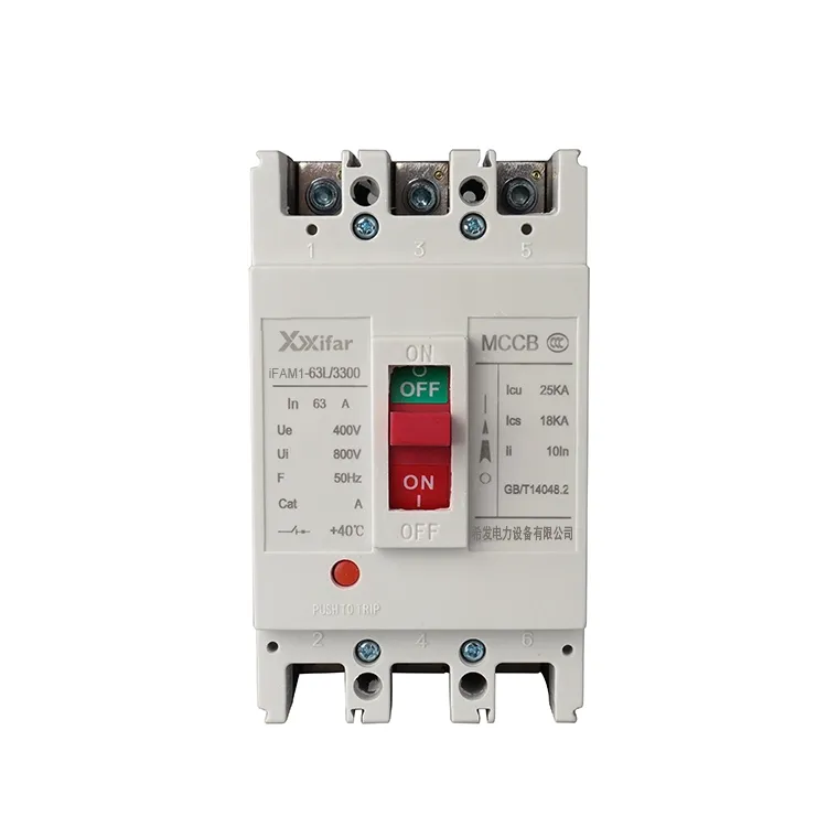 सहाय्यक संपर्कांसह 63a 4p Tpn Mccb